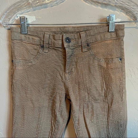 Carmar Reptile Snake Textured Skinny Jeggings - Picture 3 of 9